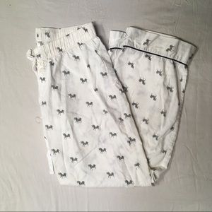 GapBody zebra print pajama pants